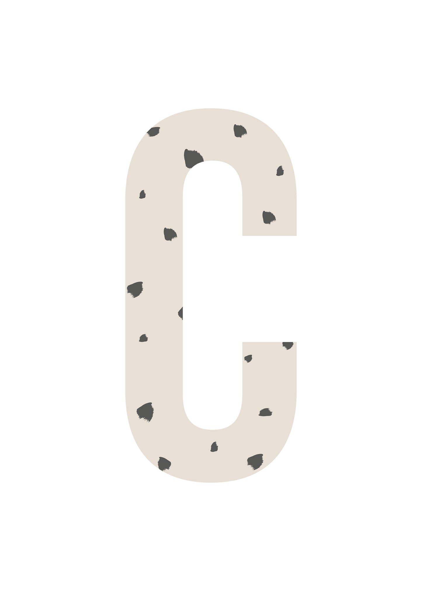 Bokstavstavla fläckar - A-N