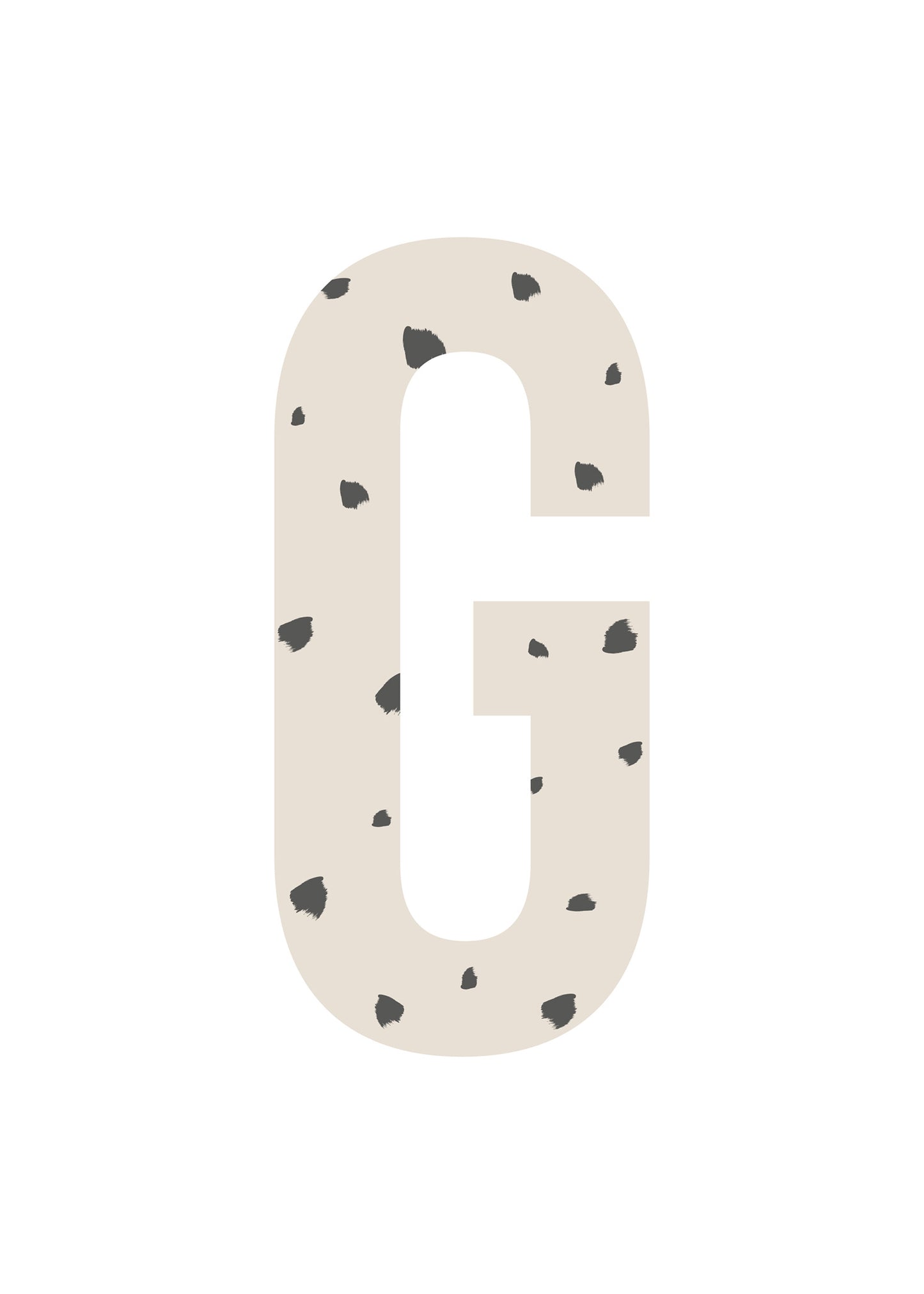 Bokstavstavla fläckar - A-N