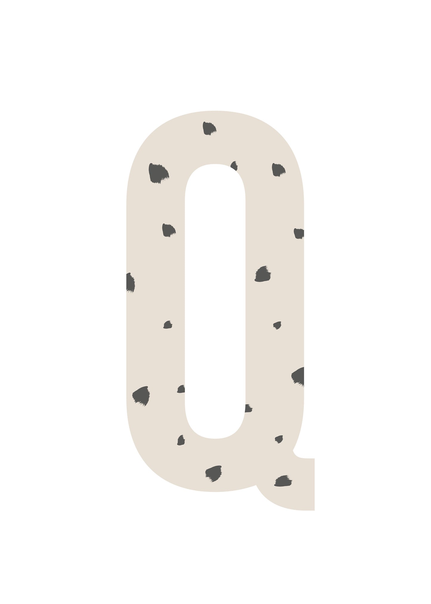 Bokstavstavla fläckar - O-Ö