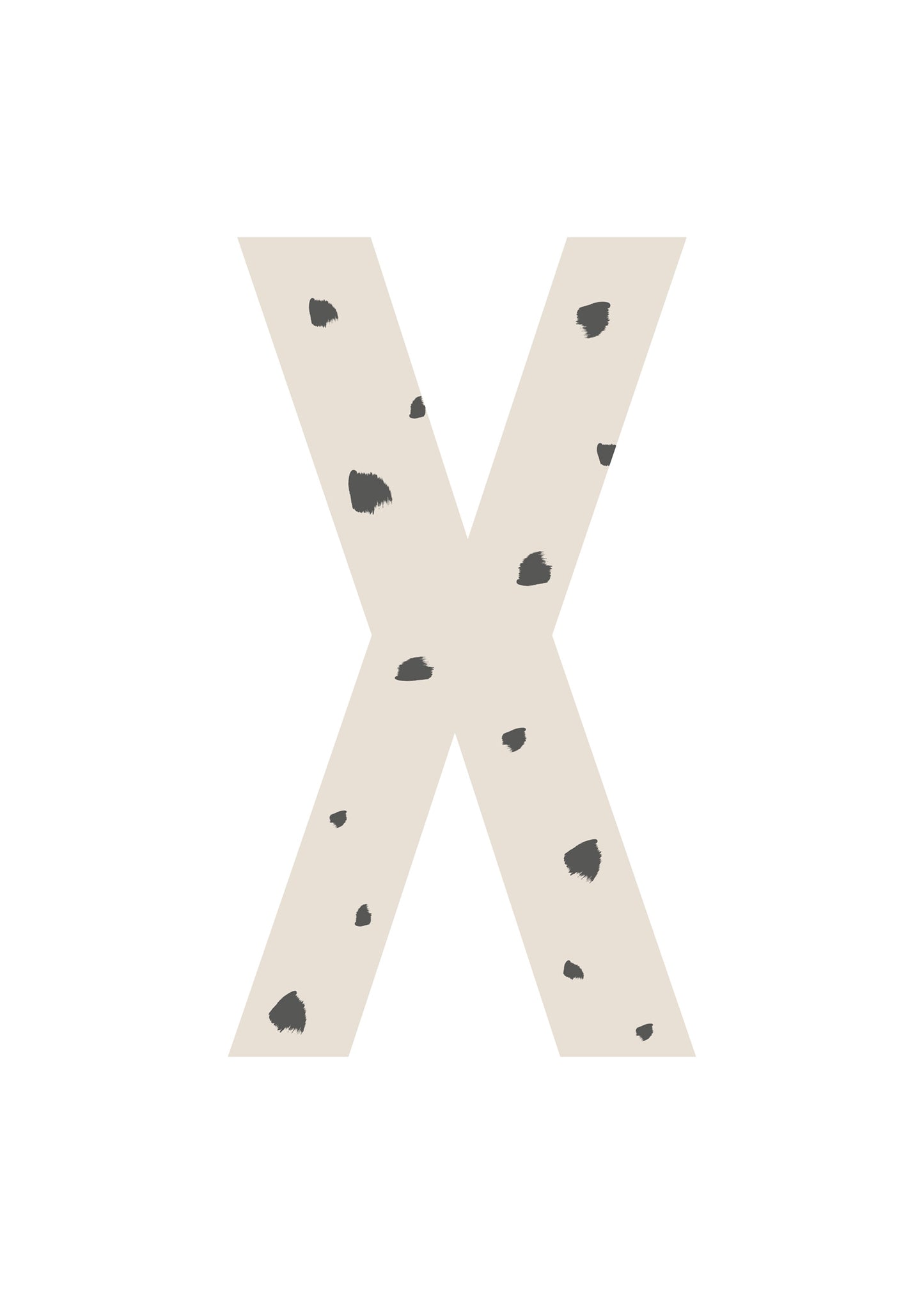 Bokstavstavla fläckar - O-Ö