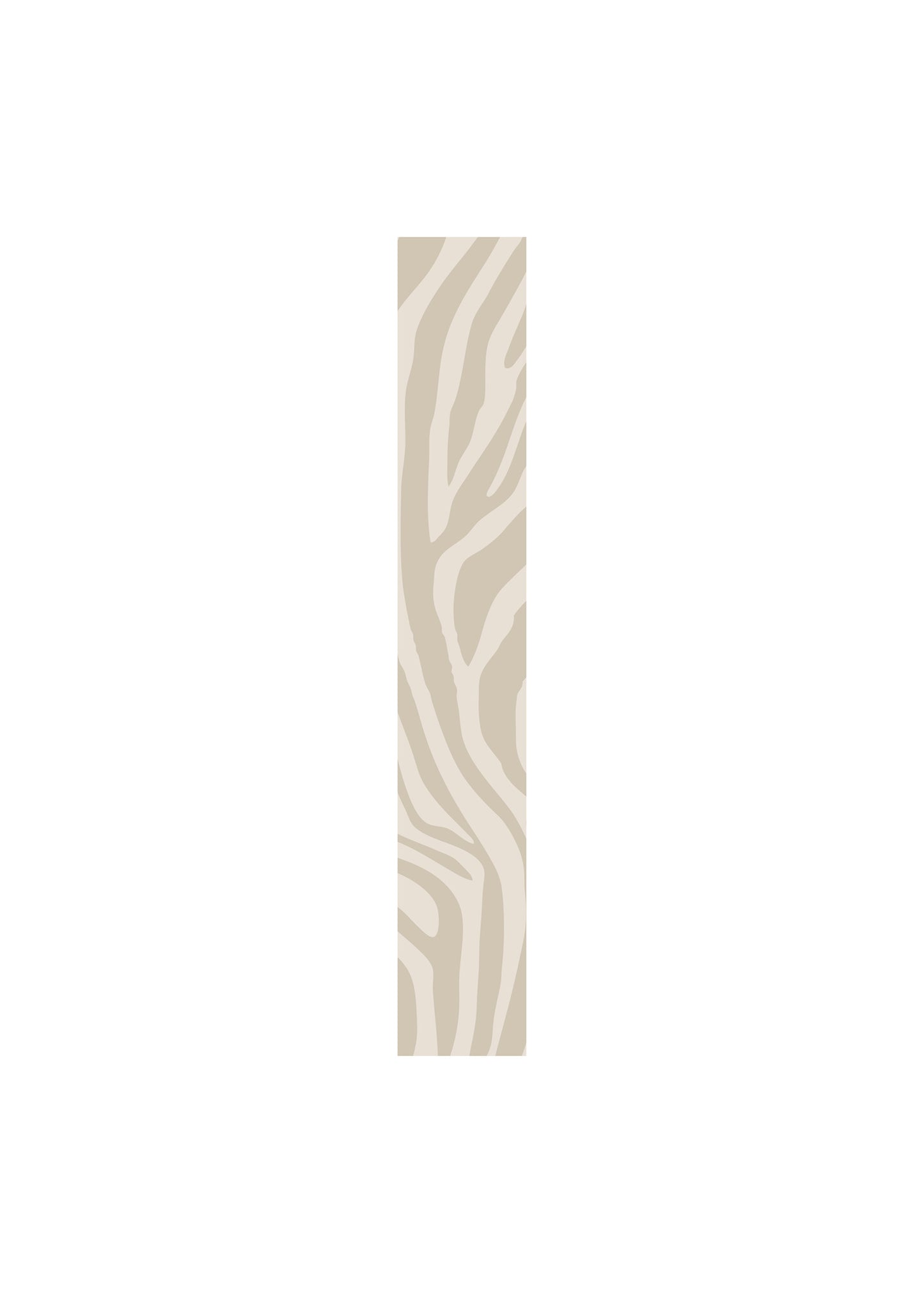 Bokstavstavla zebra - A-N