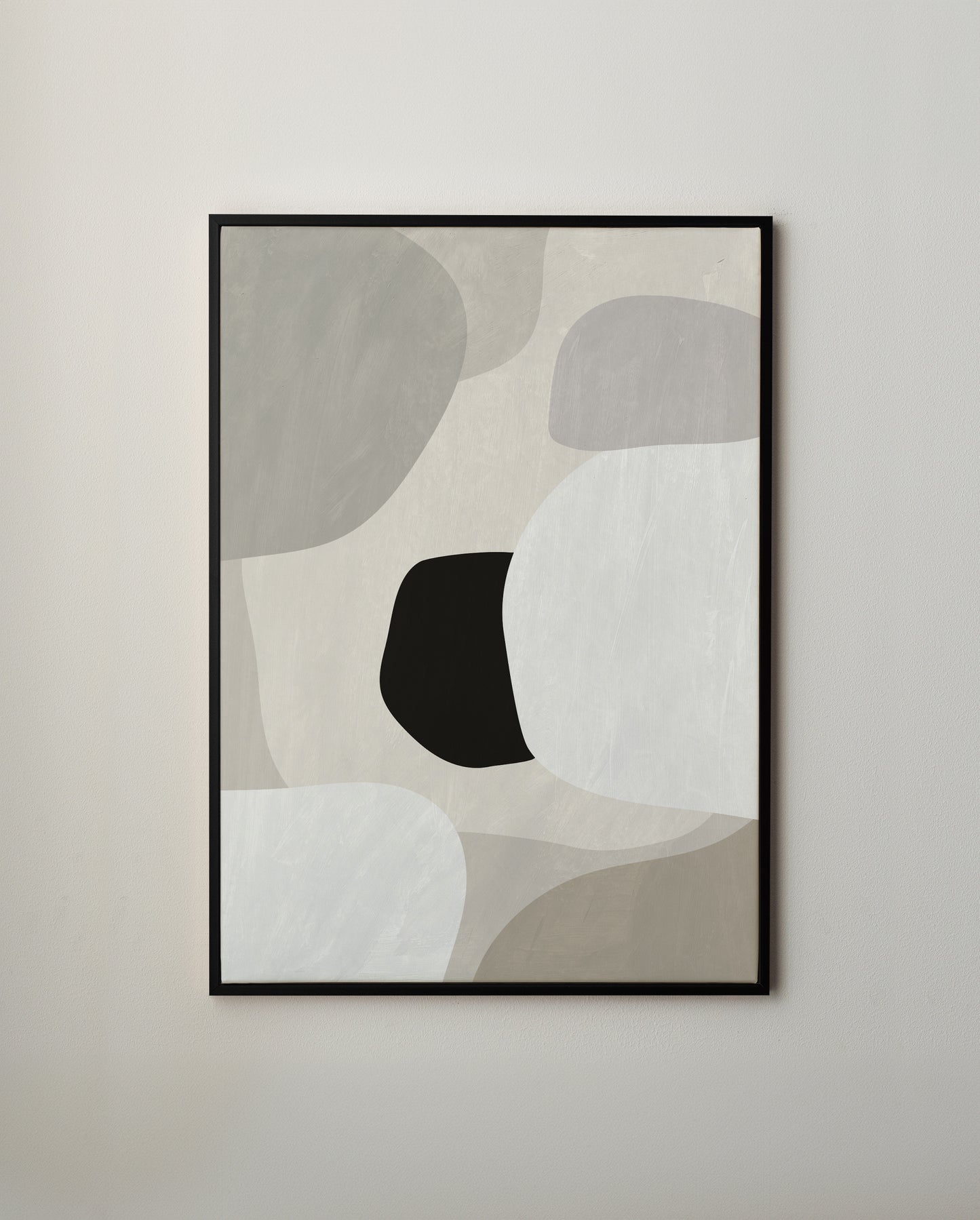 Organiska former canvastavla