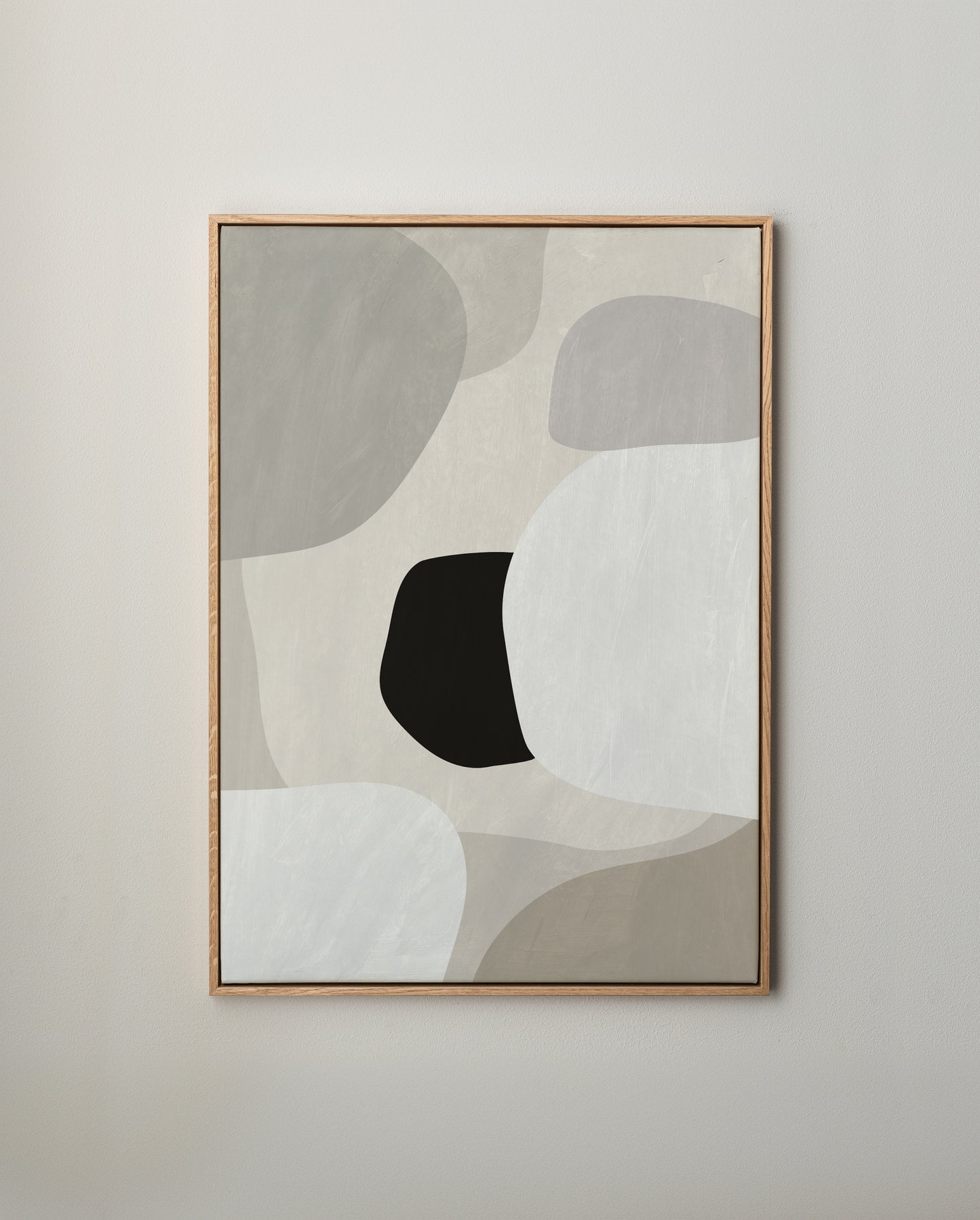 Organiska former canvastavla