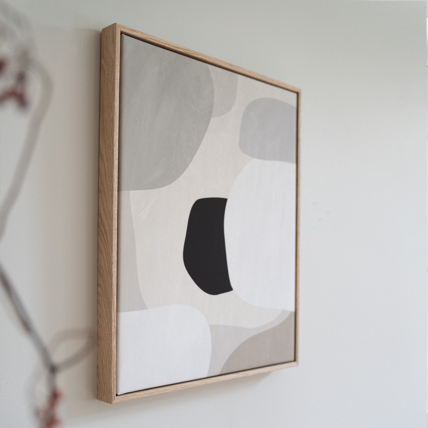 Organiska former canvastavla