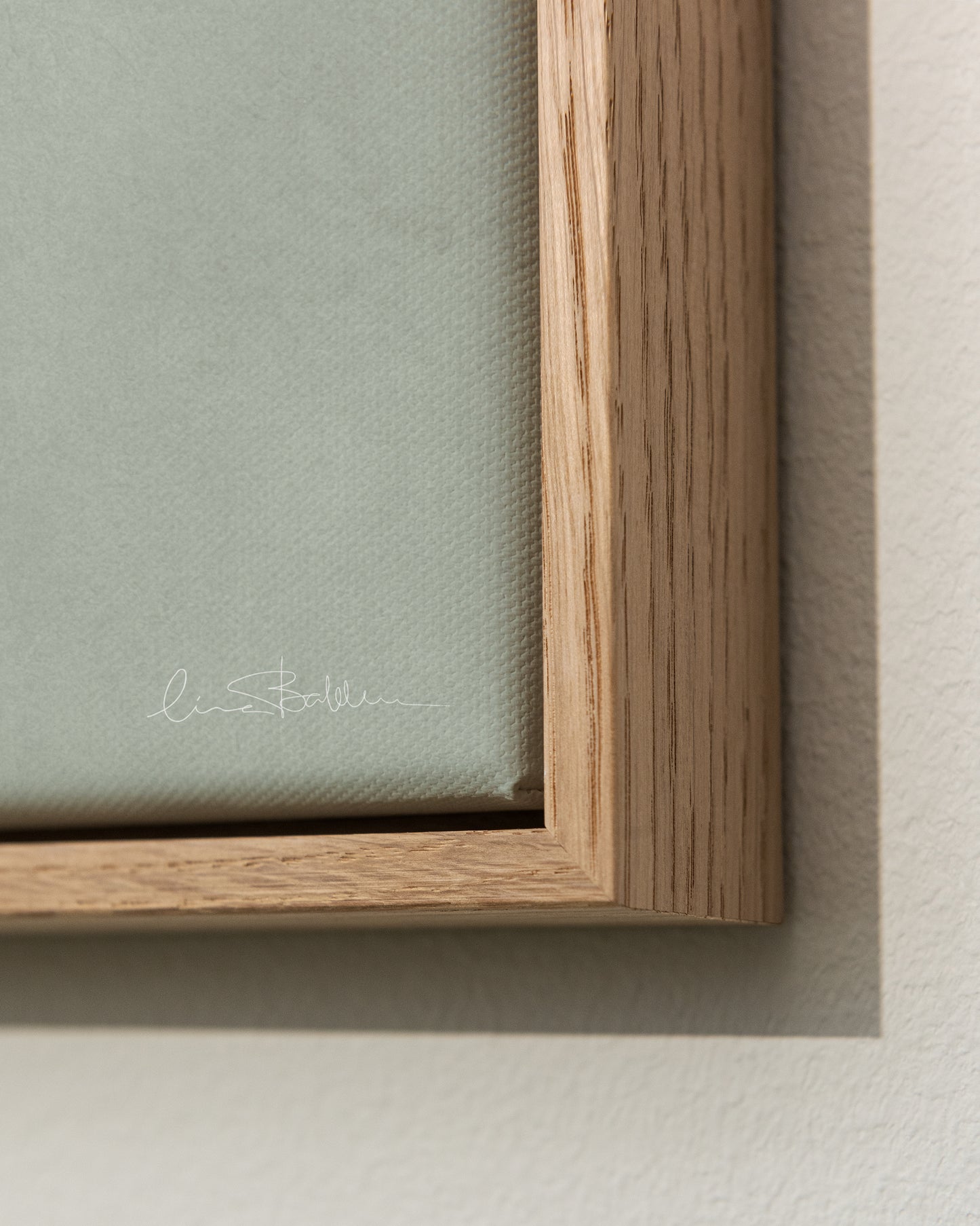 Ginkgo grön canvastavla