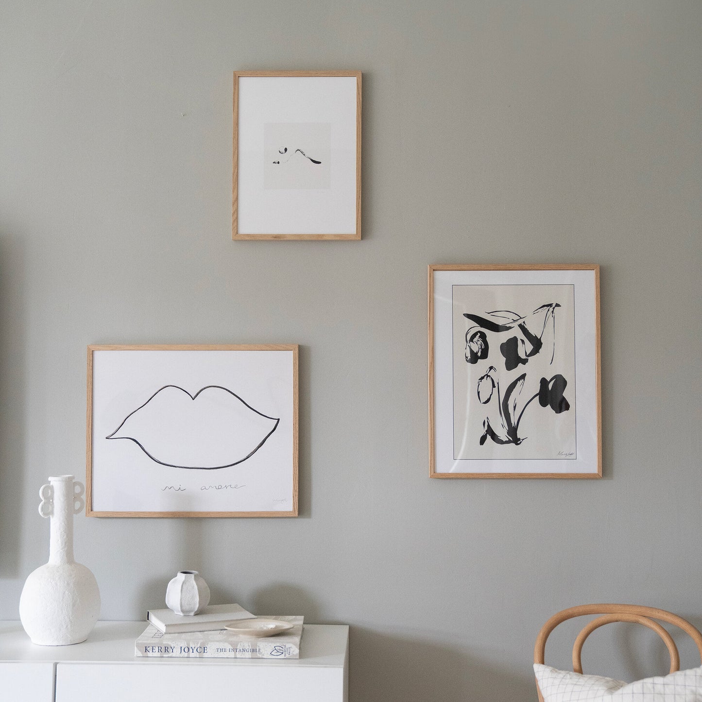 Minimalistiskt berg poster