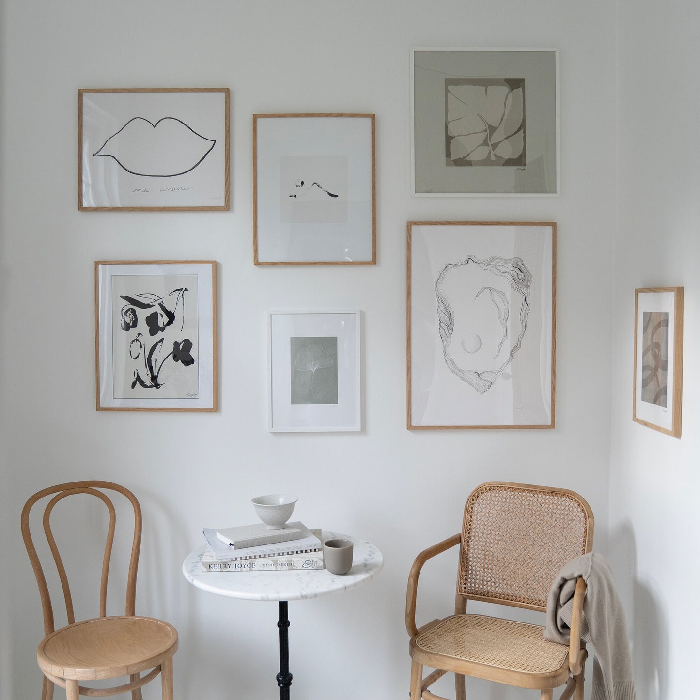 Minimalistiskt berg poster