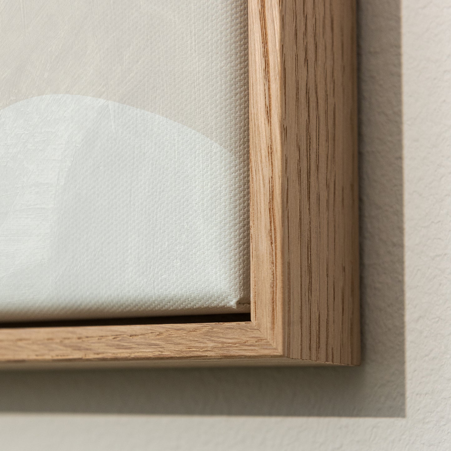 Organiska ljusa former canvastavla