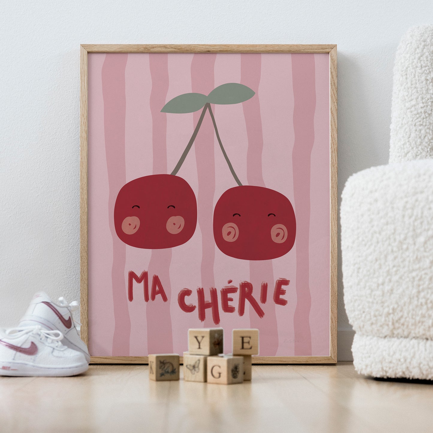 Ma Chérie körsbärsposter