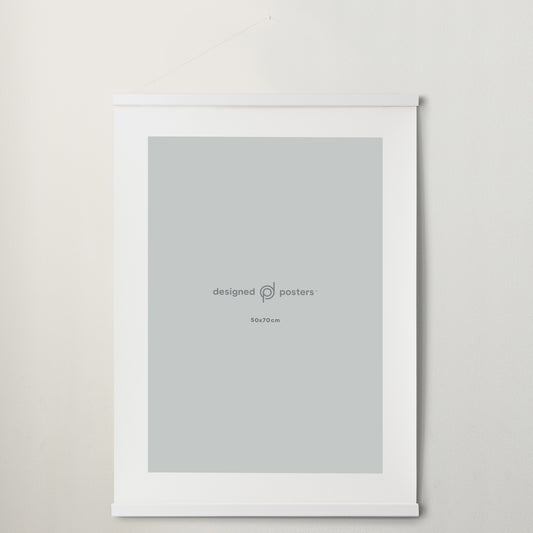 Vit posterhängare