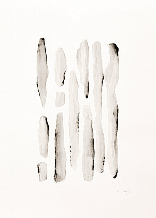 Regn abstrakt poster