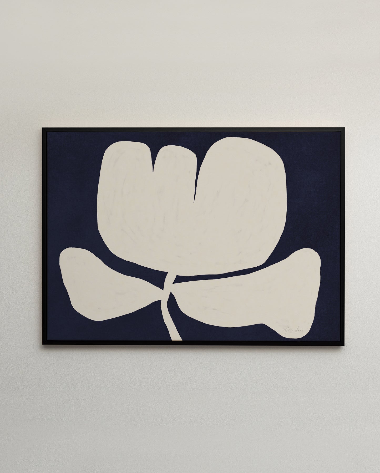 Stilfull blomma canvastavla