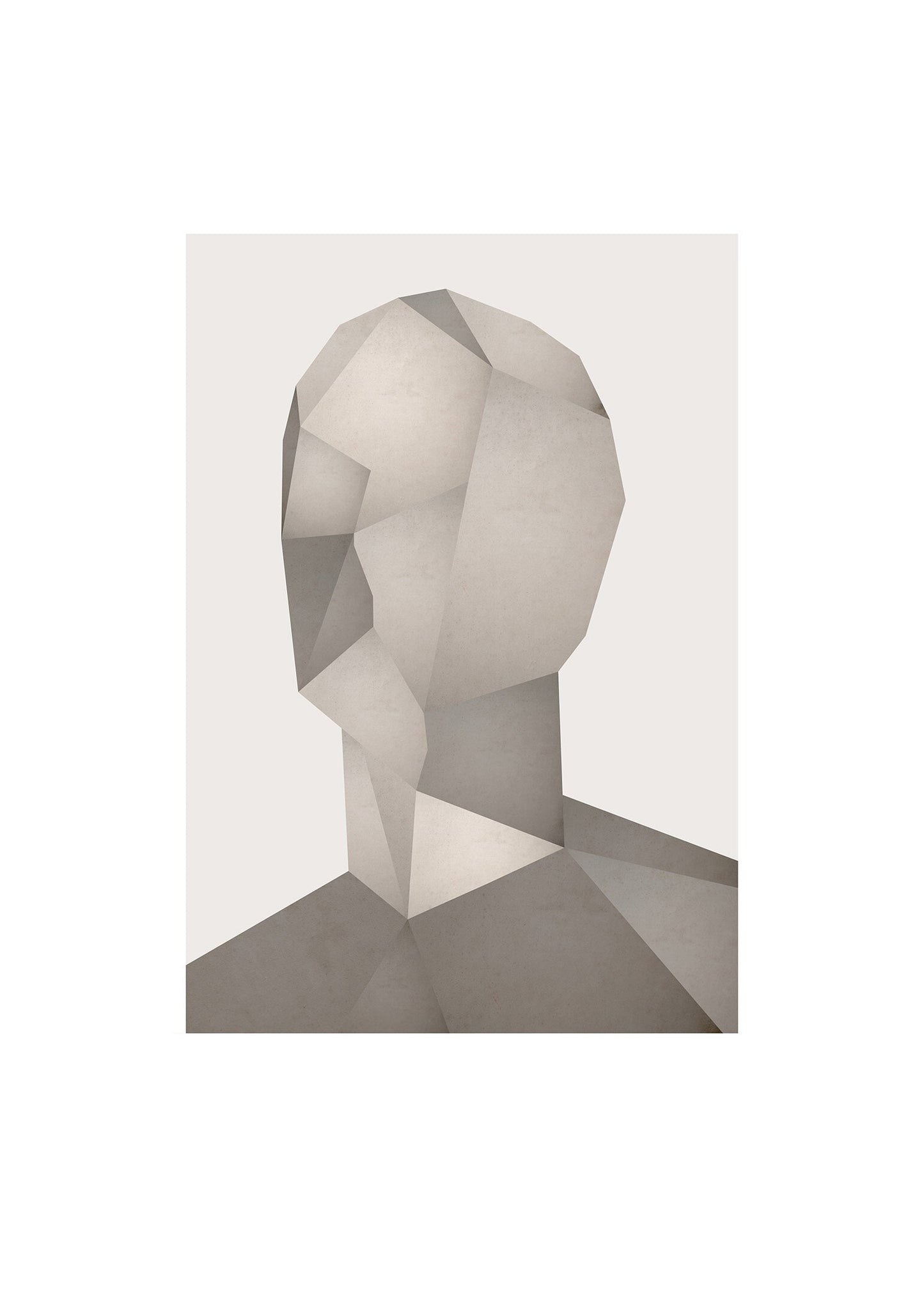 Grafiskt porträtt poster