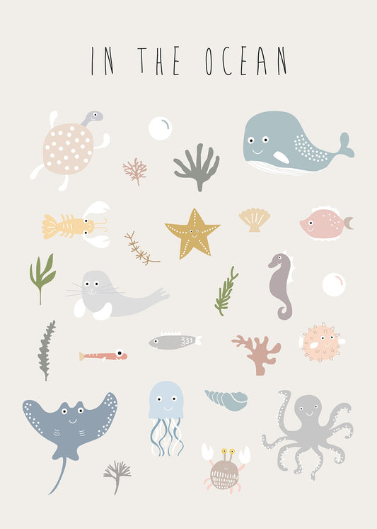 In the ocean poster