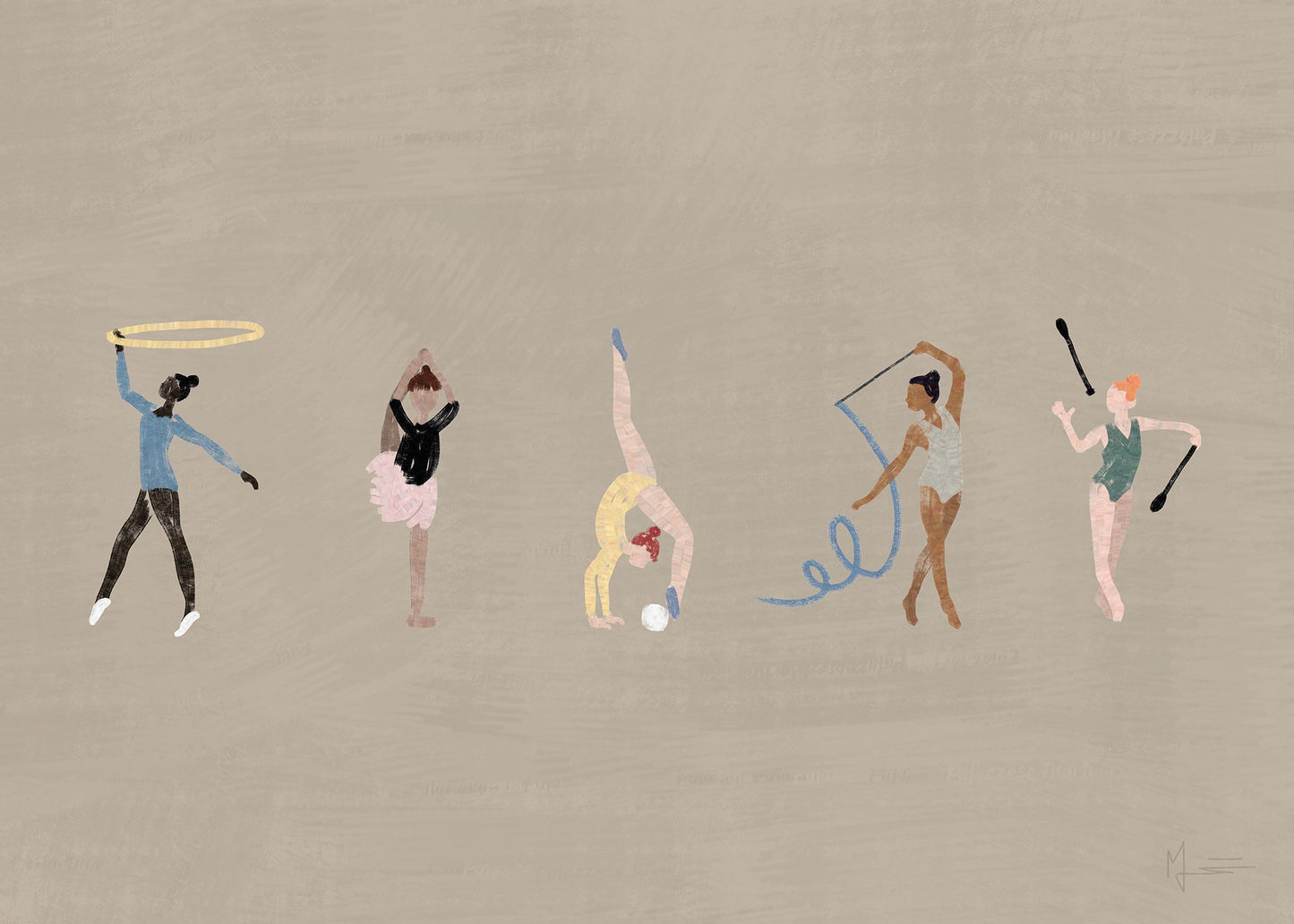 Rörelseglädje gymnastik poster