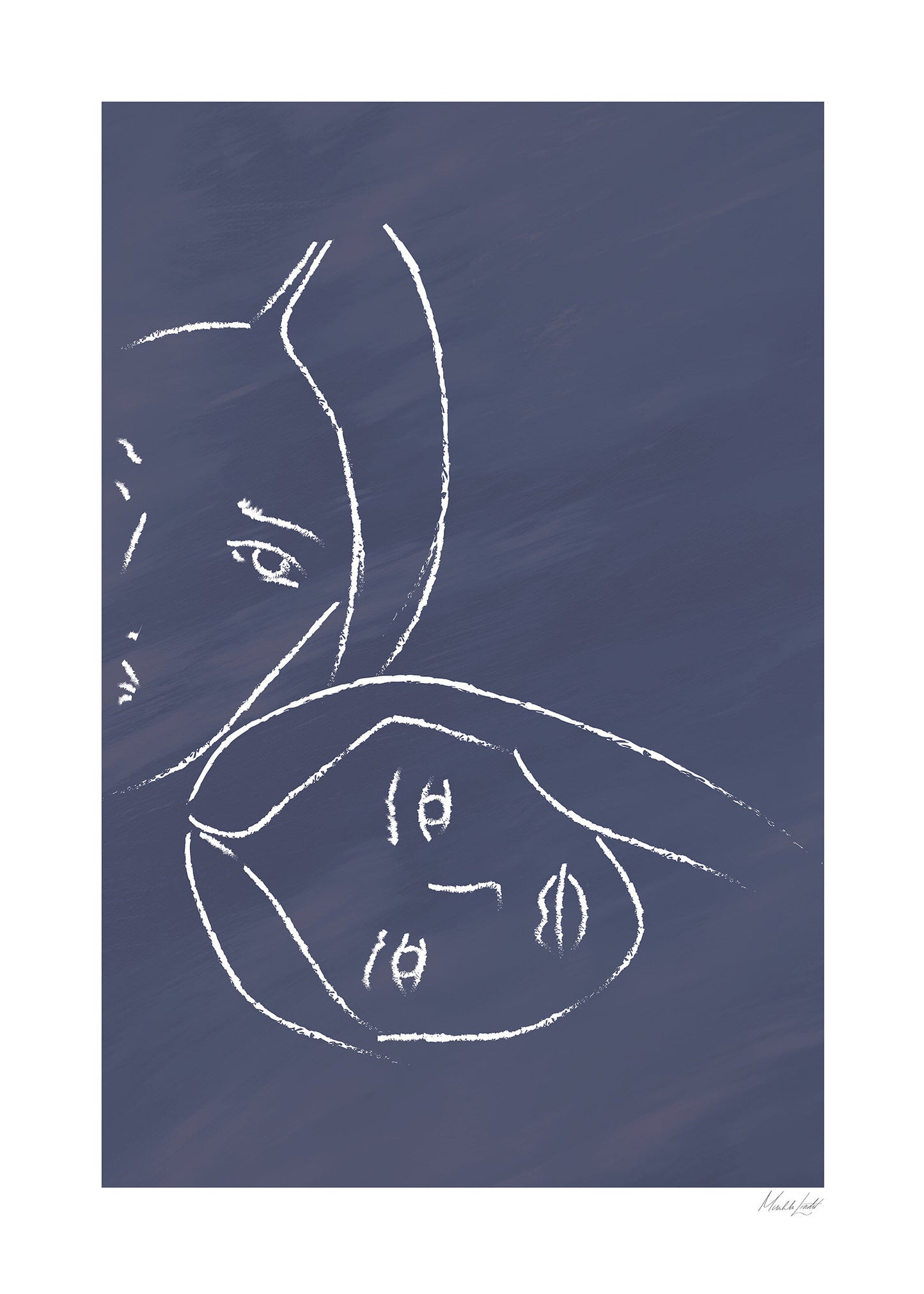 Trygghet poster blå