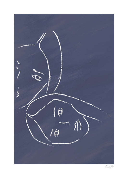 Trygghet poster blå