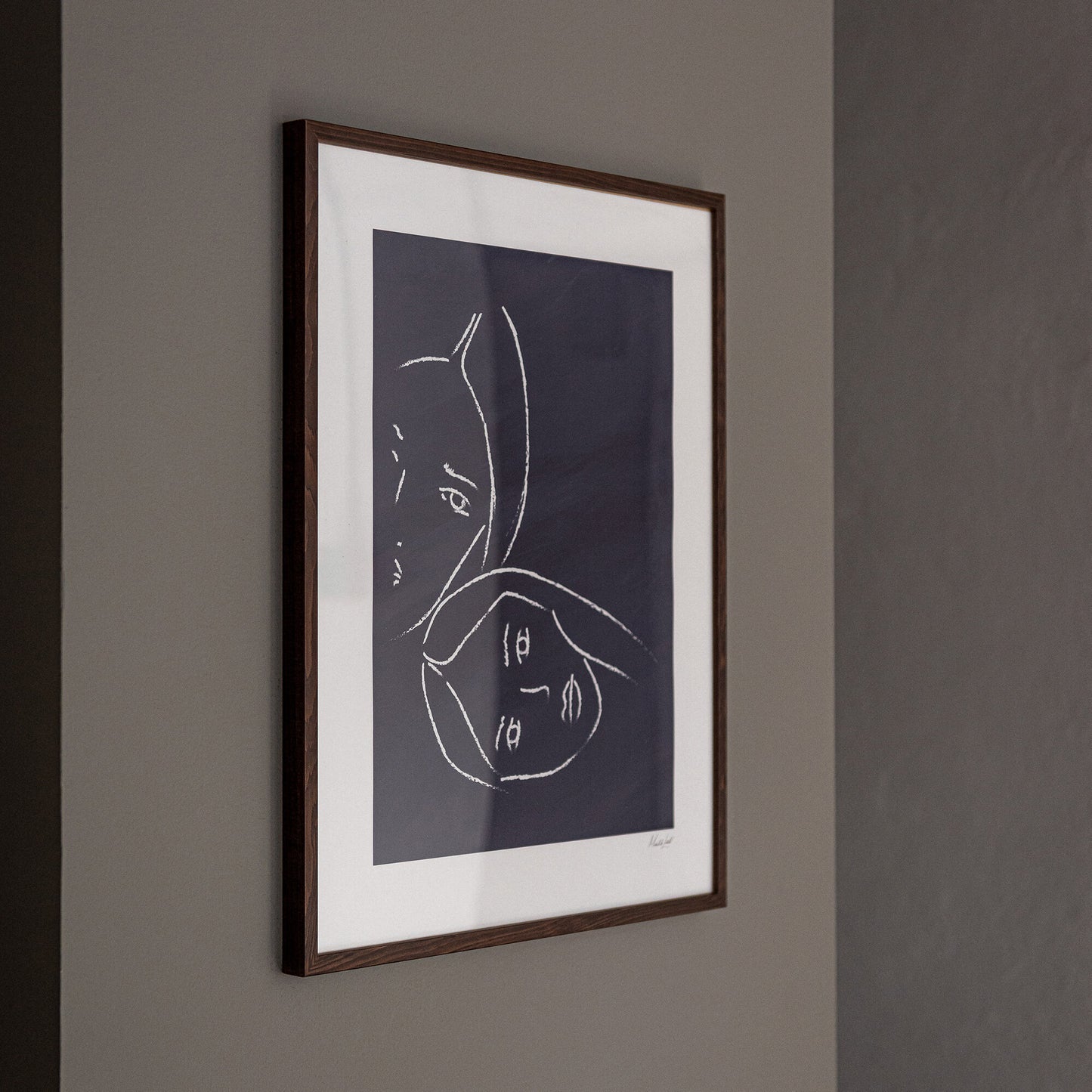 Trygghet poster blå