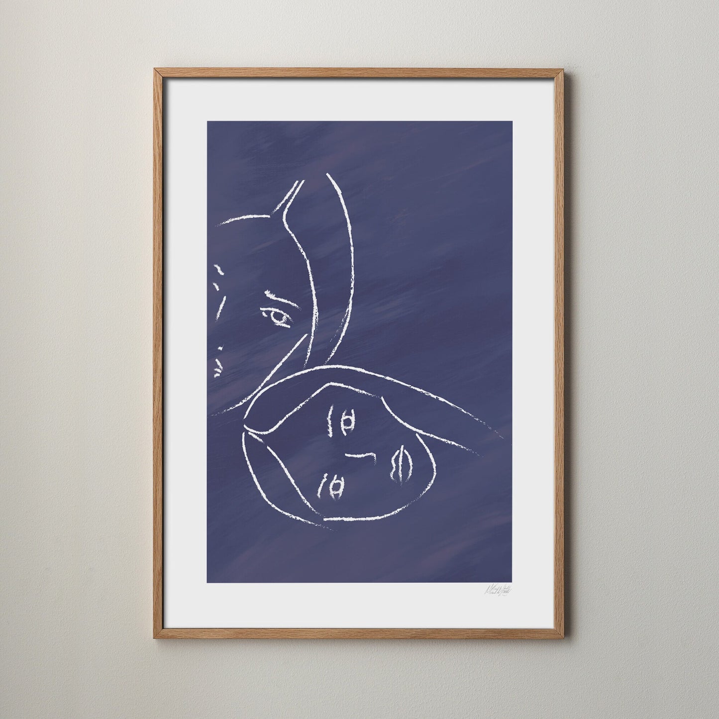 Trygghet poster blå