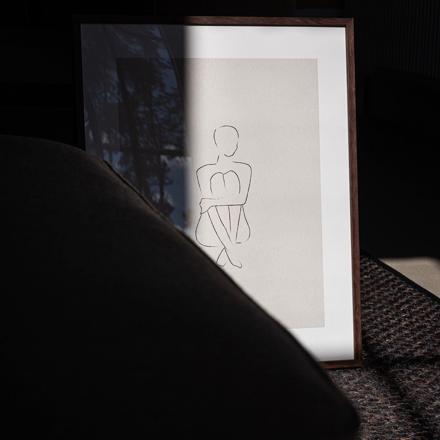 Sinnesfrid poster beige