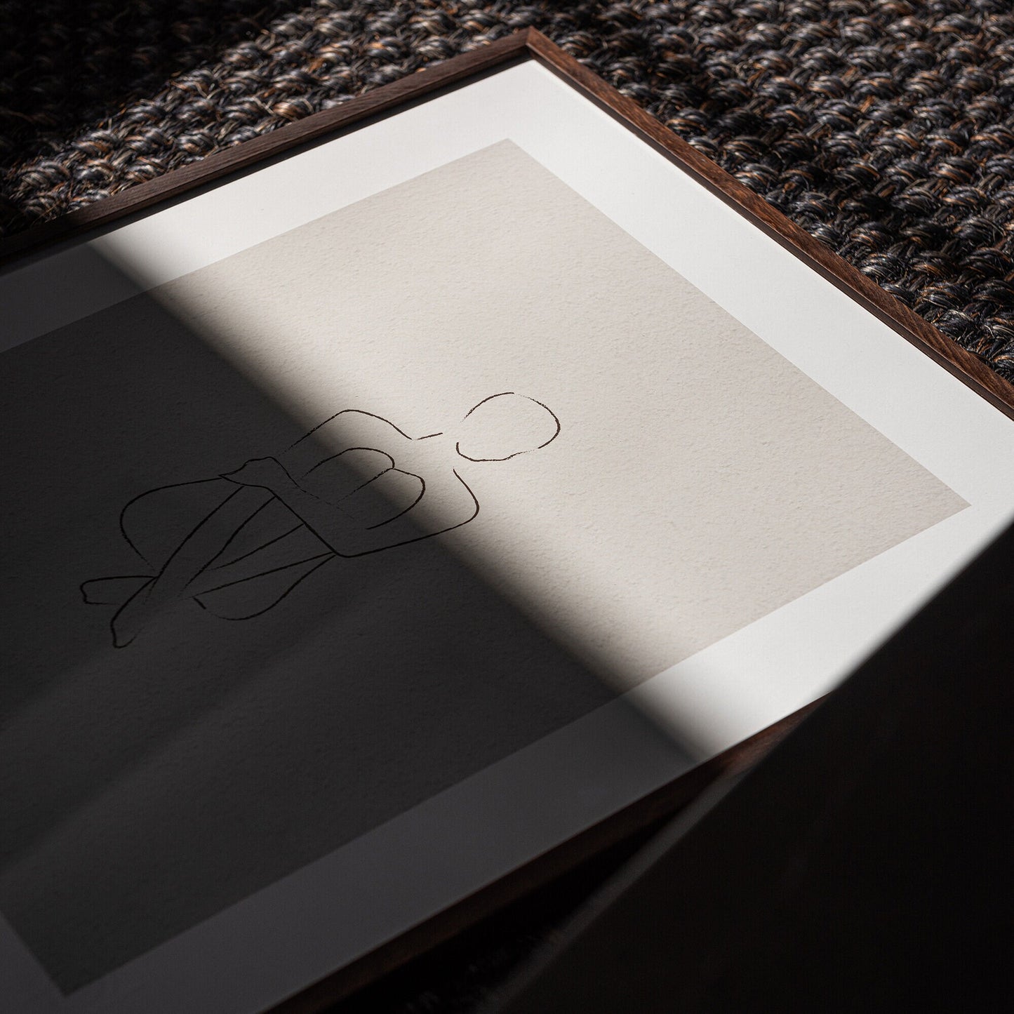 Sinnesfrid poster beige