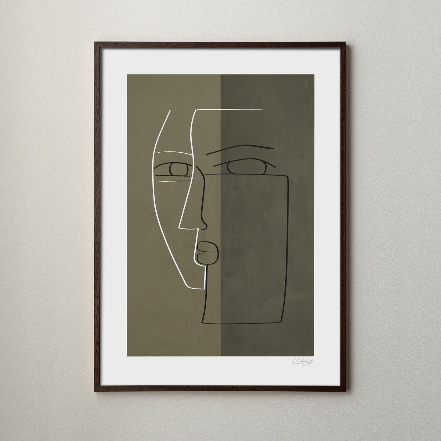 Uttryck poster grön