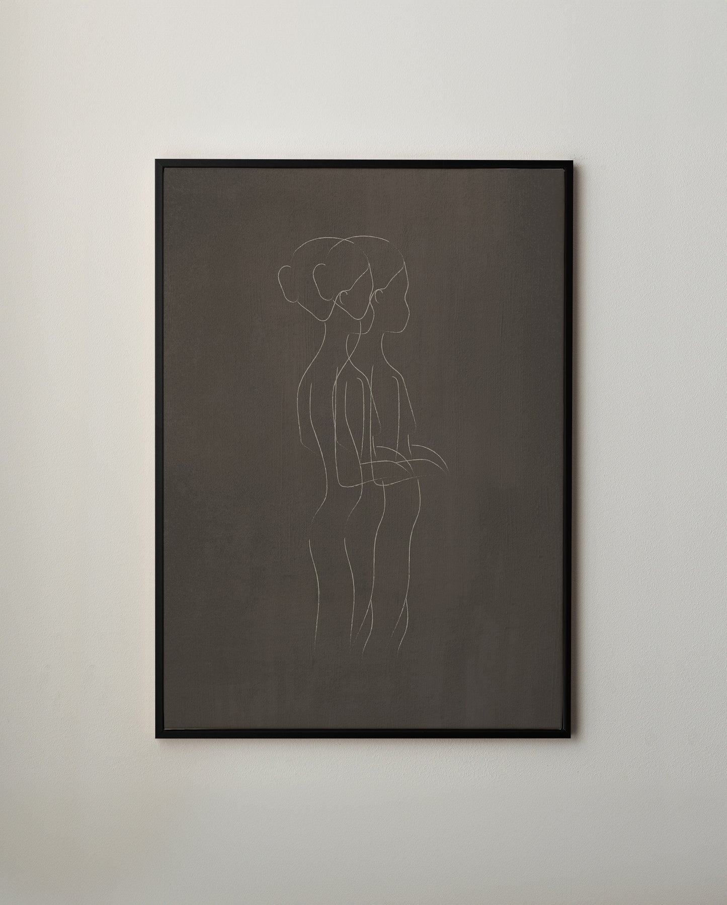 Kvinnliga former canvastavla