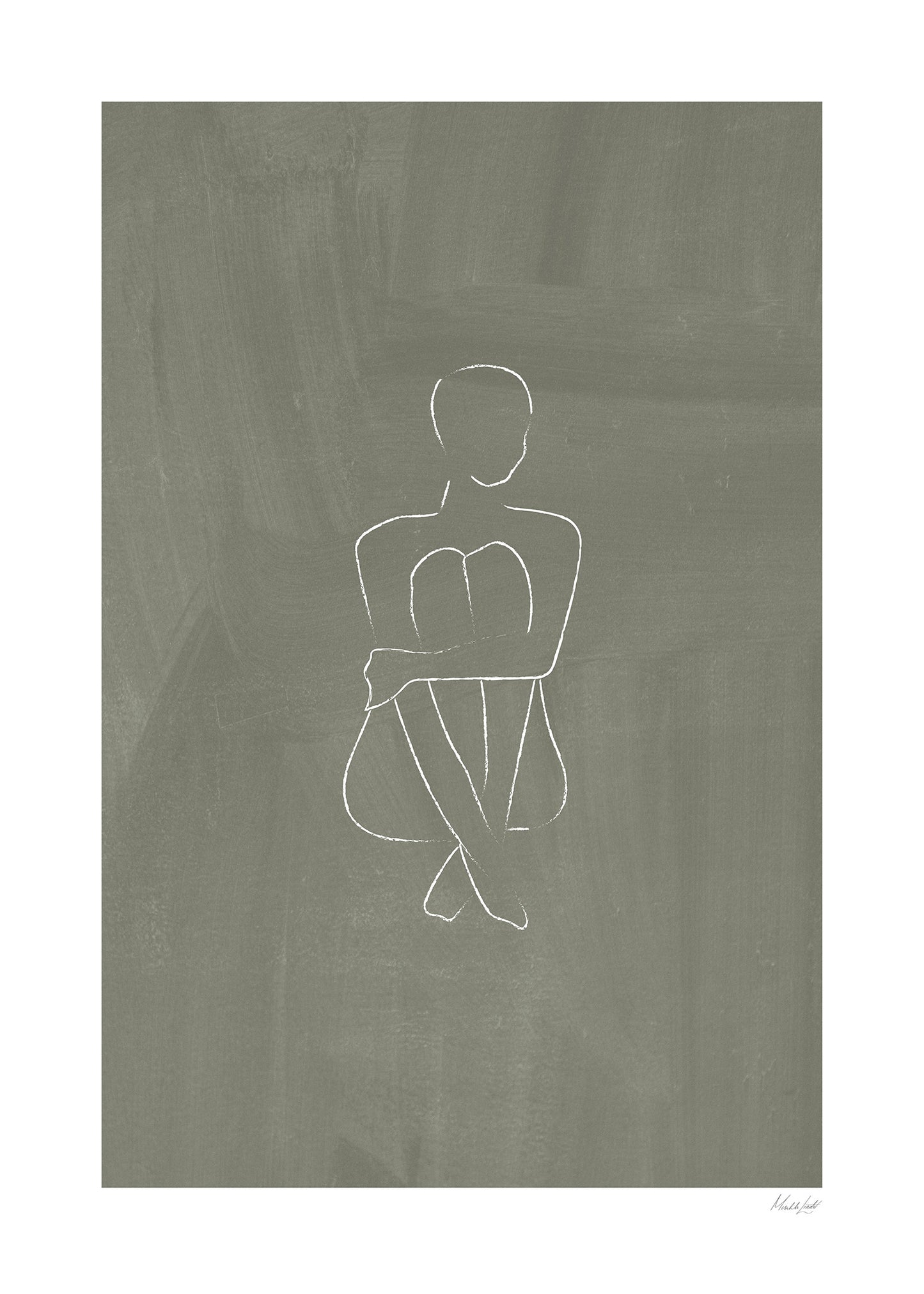 Sinnesfrid poster grön