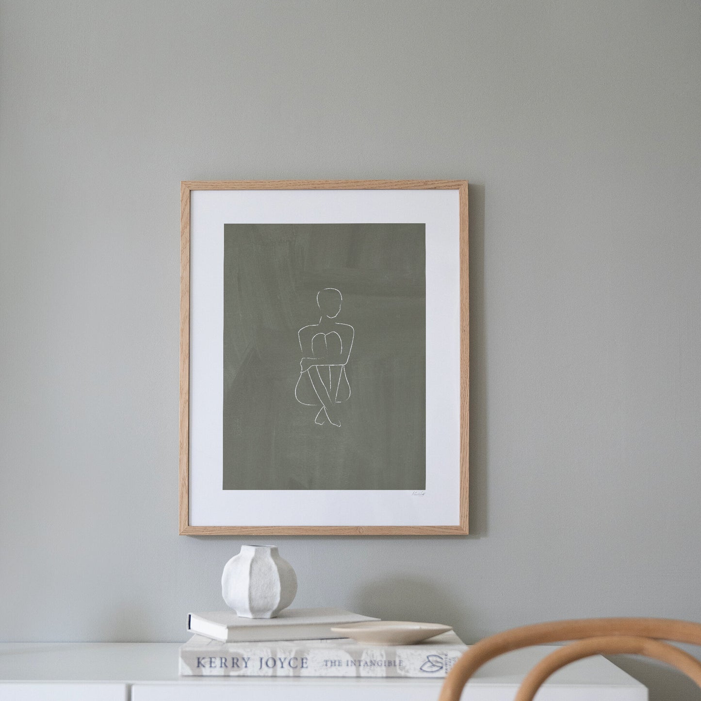 Sinnesfrid poster grön