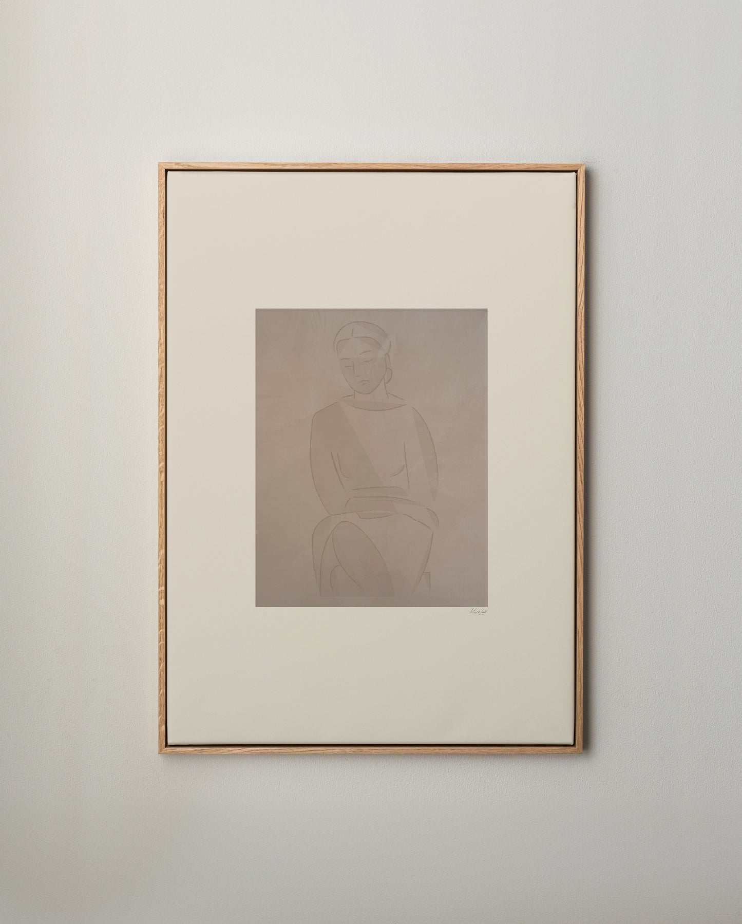 Tålmodig canvastavla