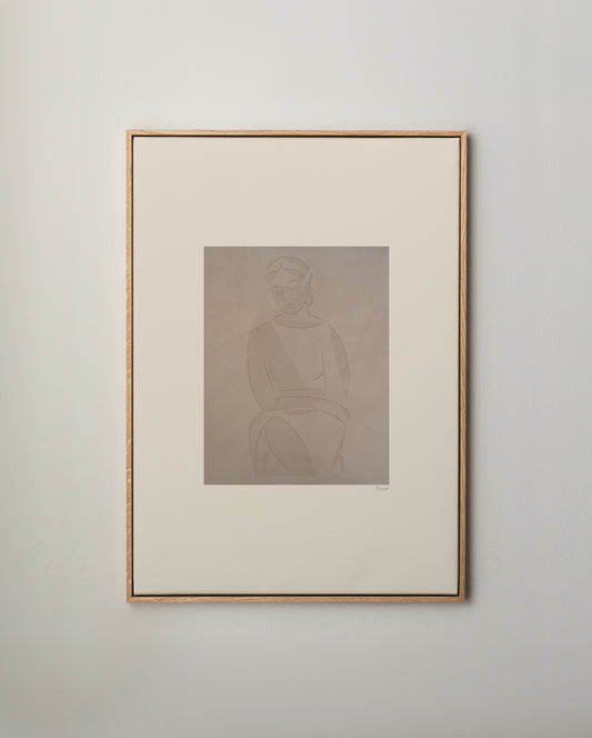 Tålmodig canvastavla