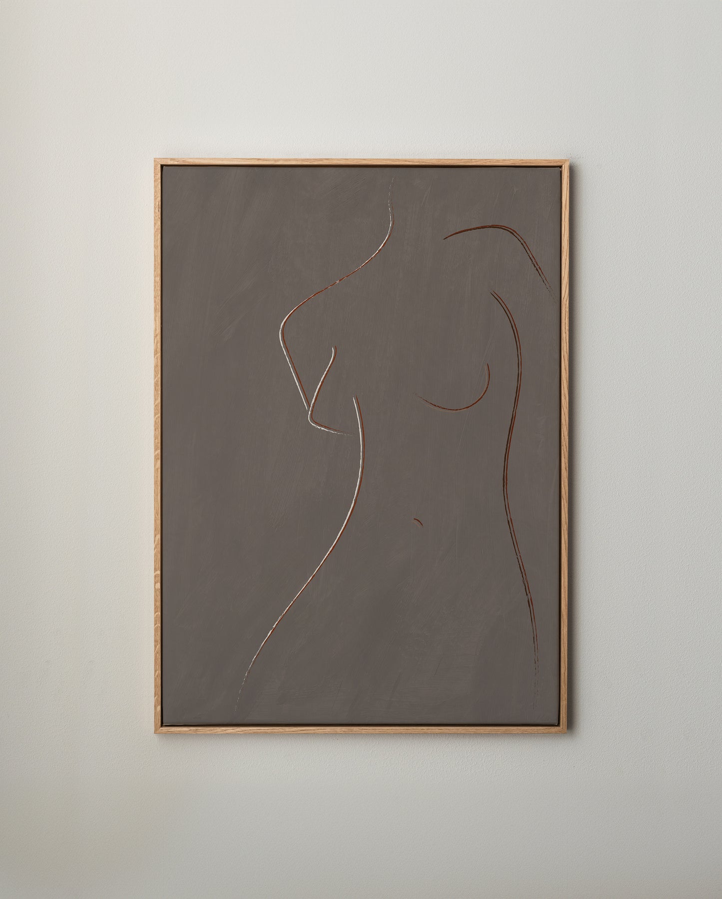 Mjuka konturer canvastavla