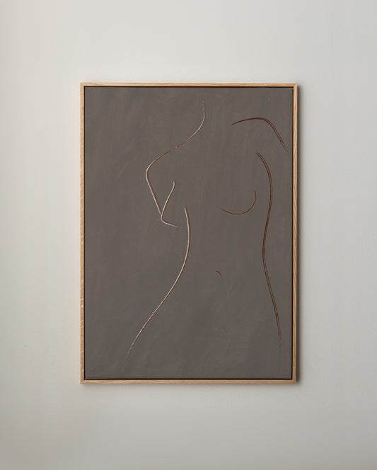 Mjuka konturer canvastavla