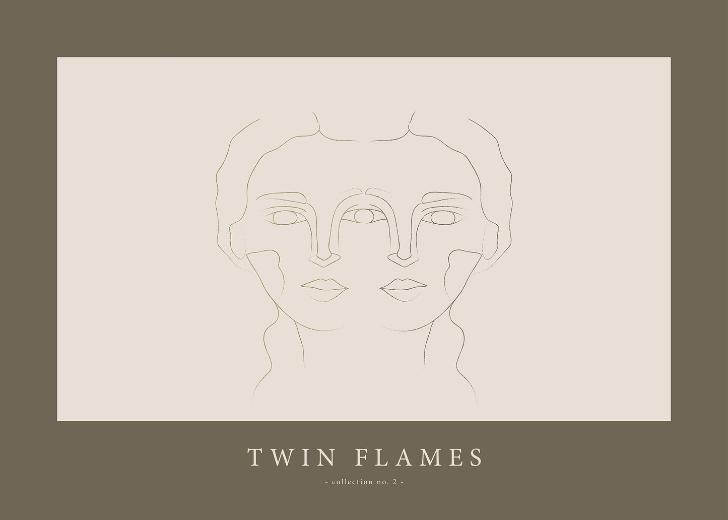 Tvilling poster grön