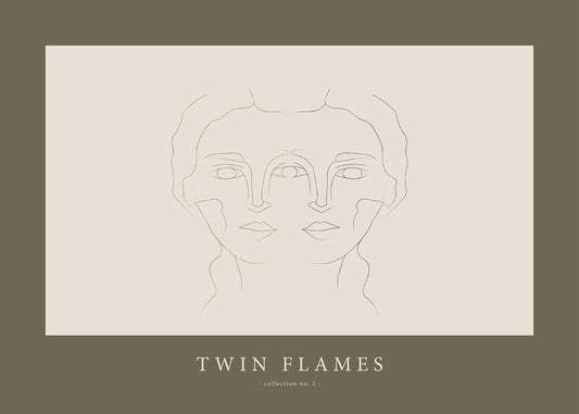 Tvilling poster grön