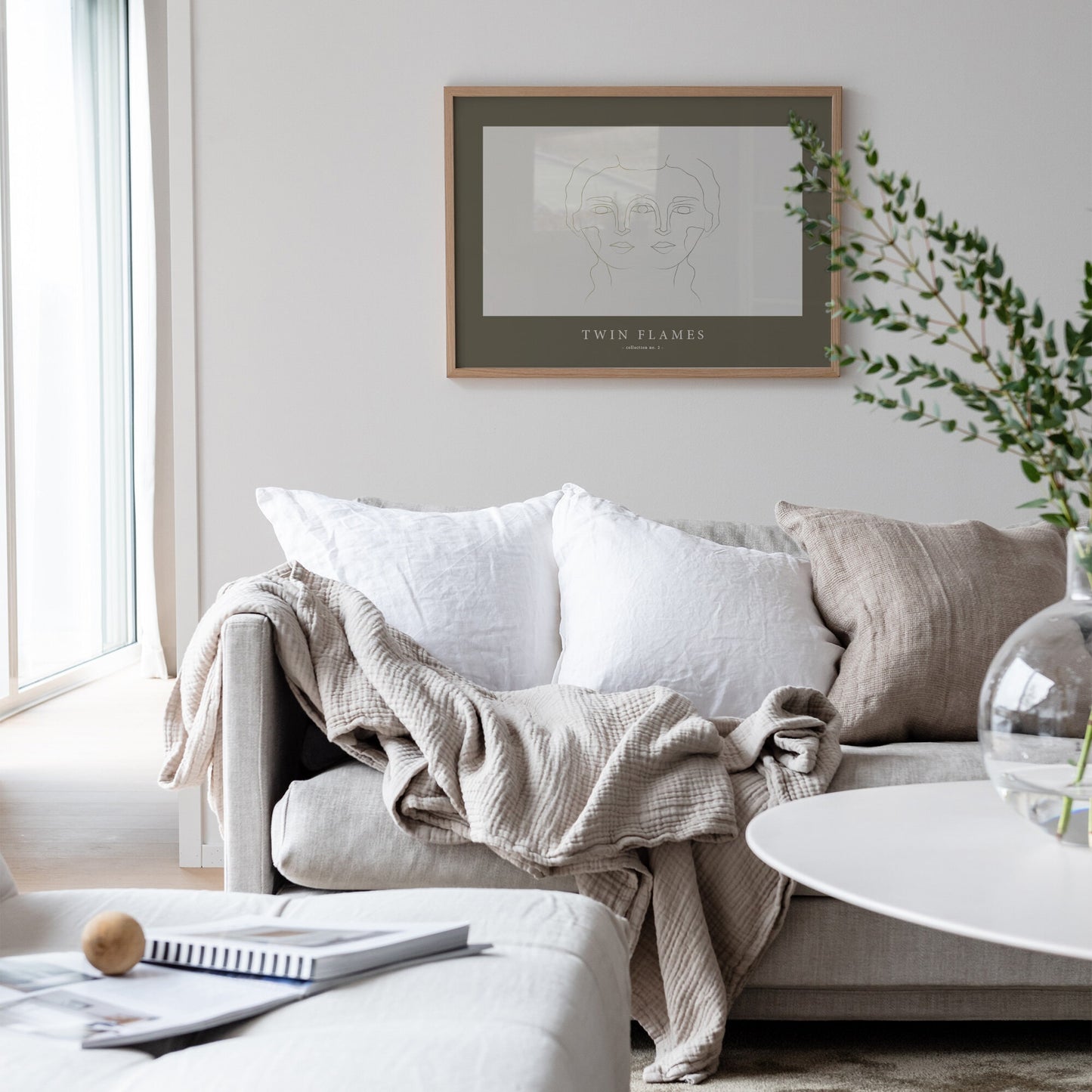 Tvilling poster grön