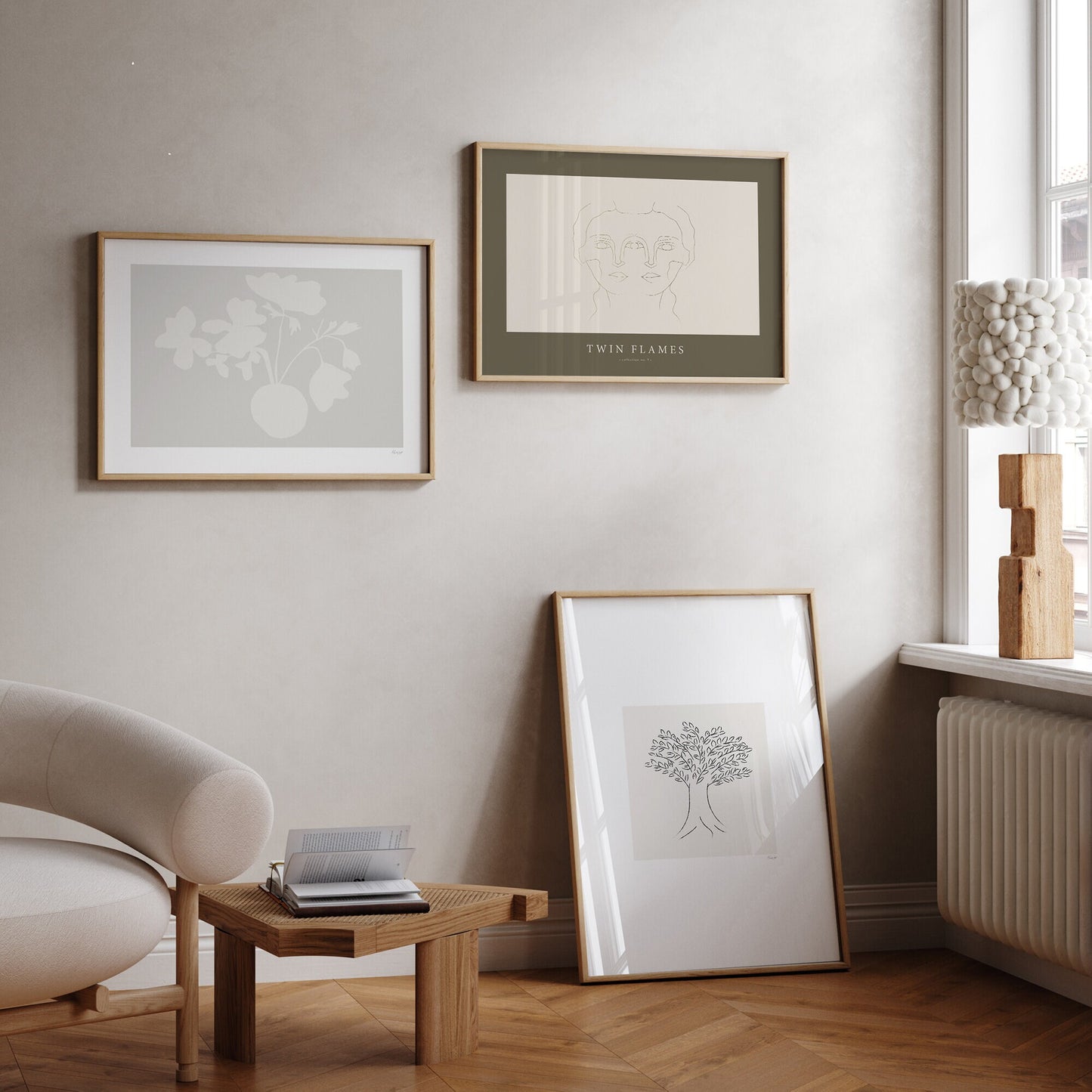 Tvilling poster grön