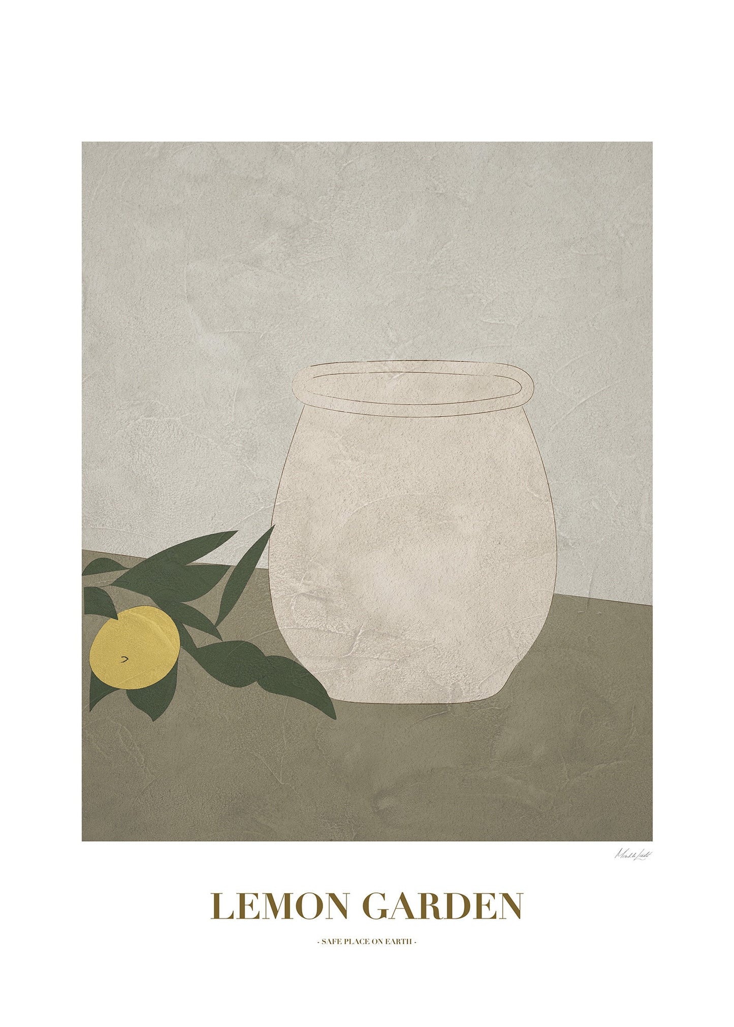 Stilleben Citron Poster