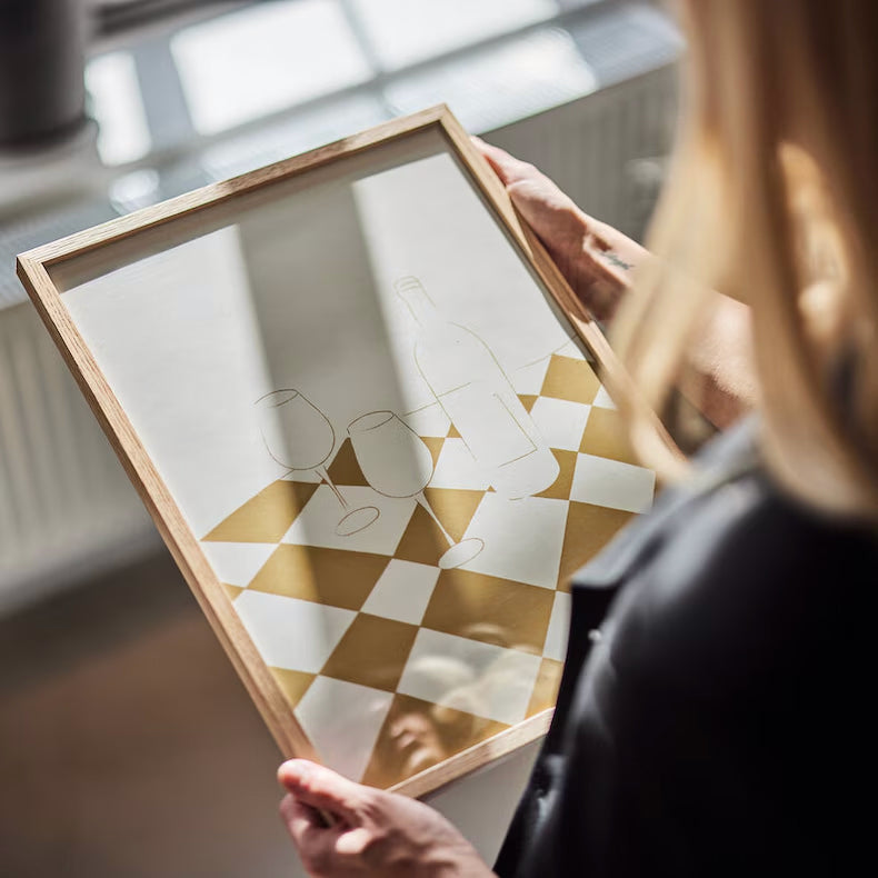 Check mate poster gul