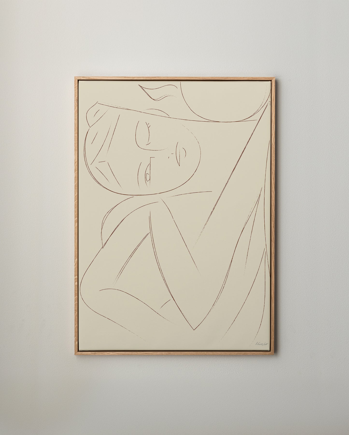 Sunbathing canvastavla