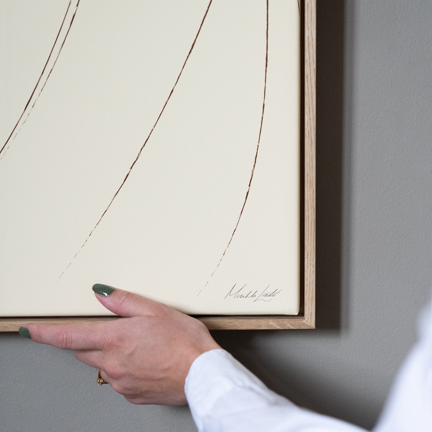 Sunbathing canvastavla