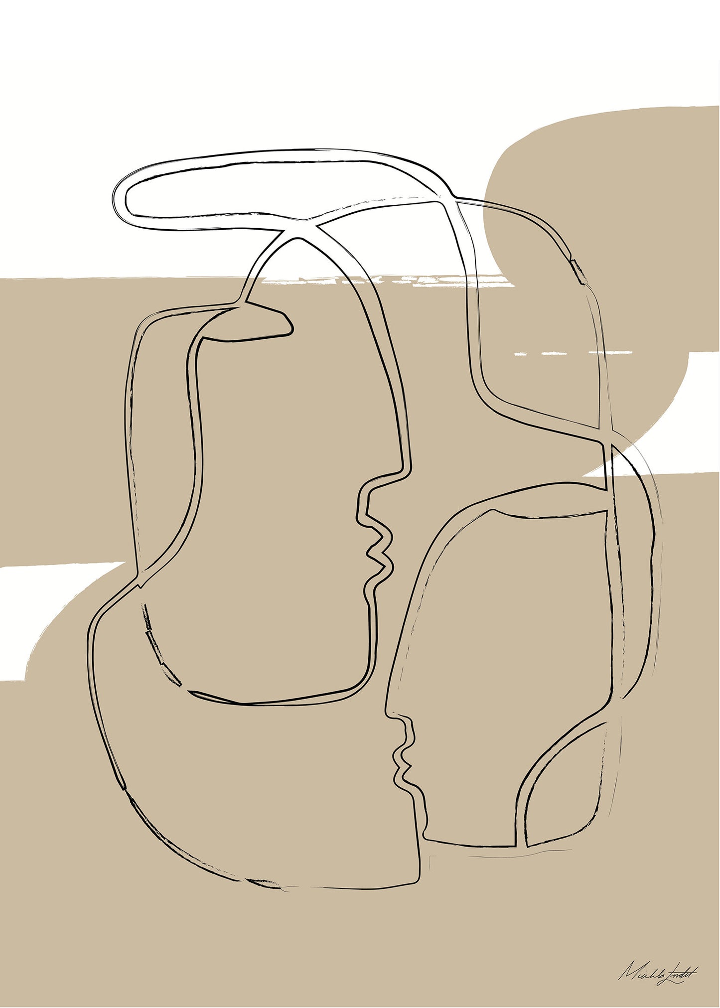 Ansikte mot ansikte poster