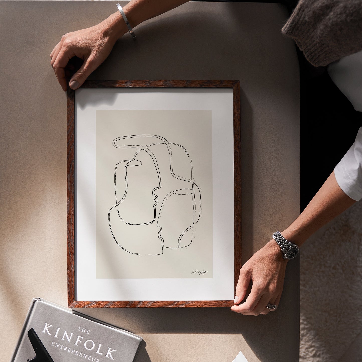 Ansikte mot ansikte poster