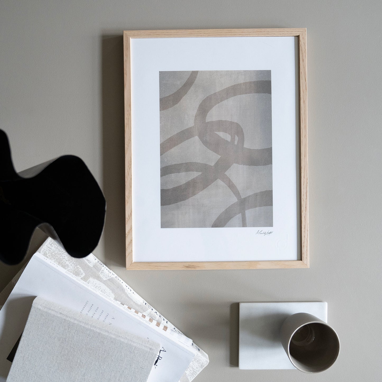 Abstrakta ringar poster