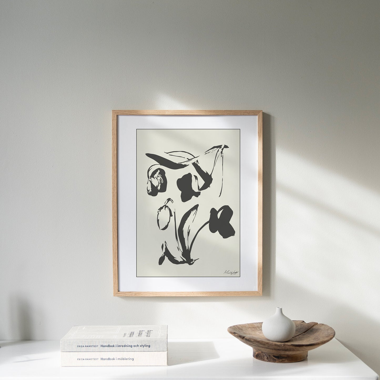 Tulpaner abstrakt poster