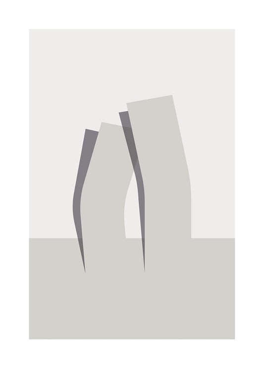 Du och jag poster grå