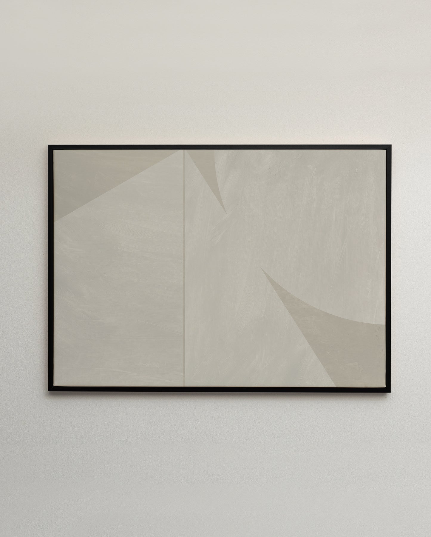 Geokollison beige canvastavla