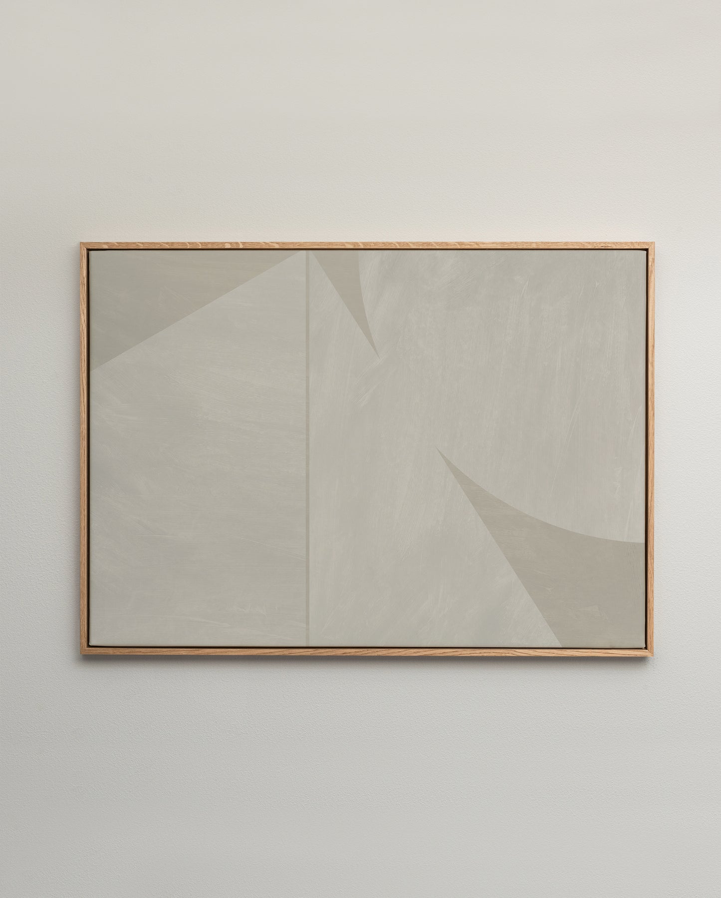 Geokollison beige canvastavla