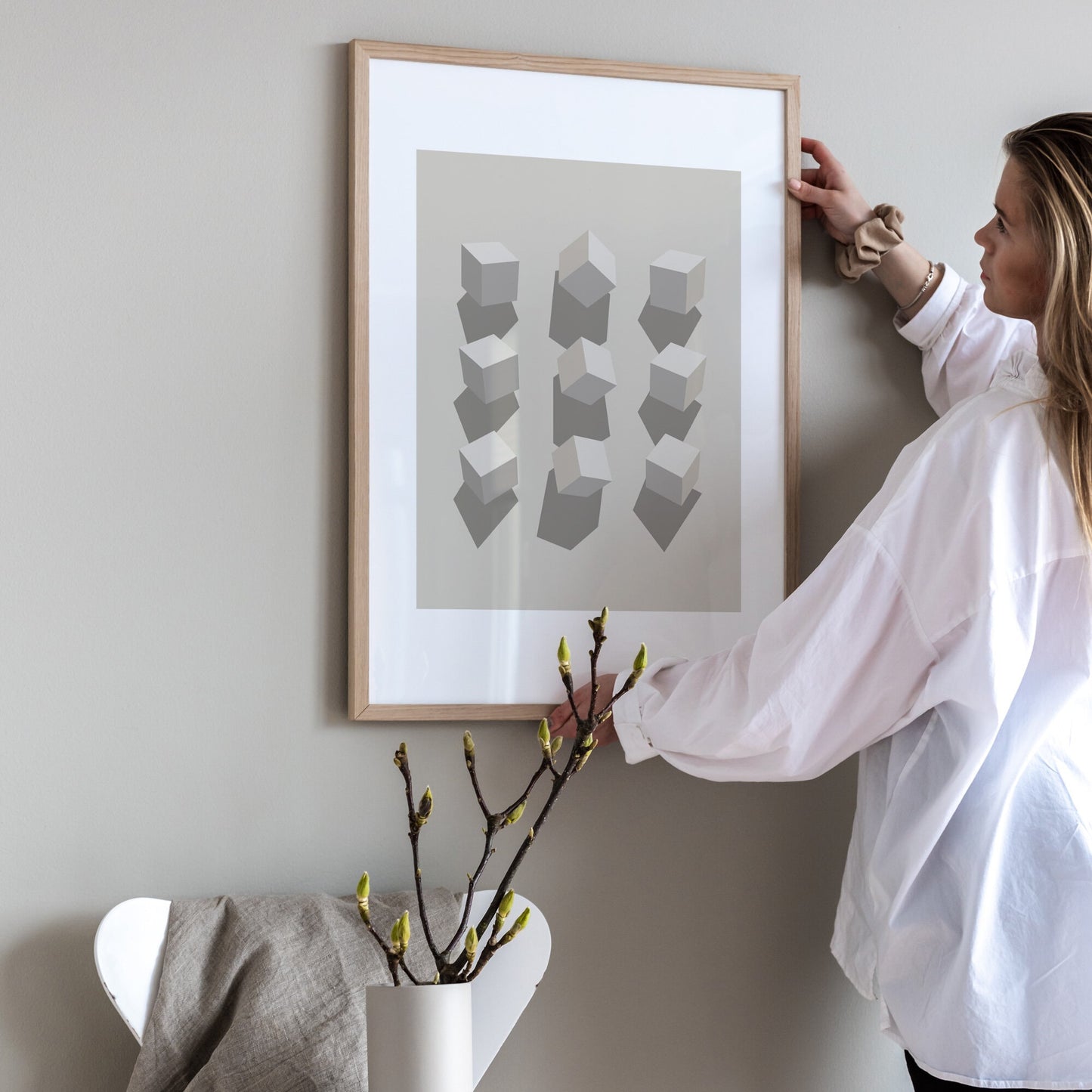 Kuber i vinklar poster