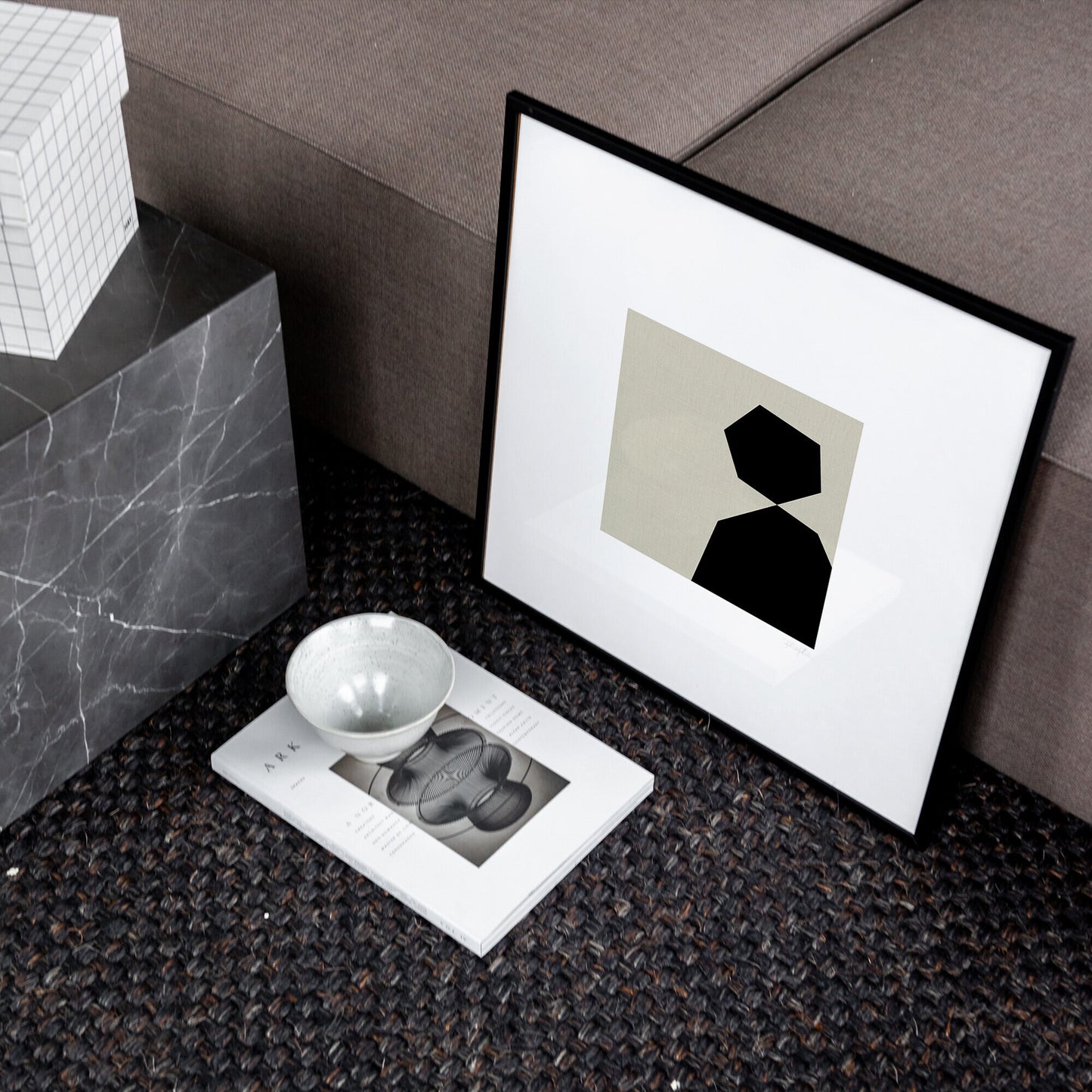 Abstrakt porträtt poster